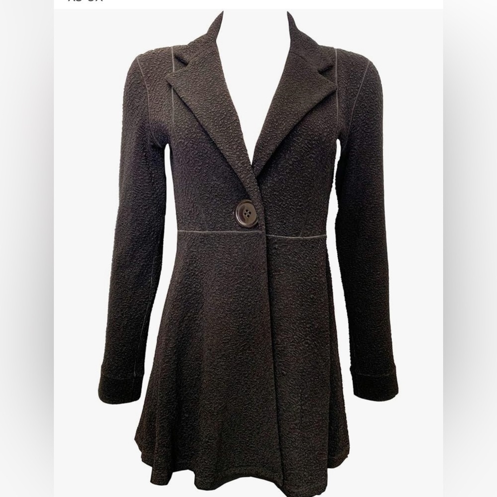 EVA Varro 3/4 Sleeve Empire Waist One Button Jacket Womens, XL